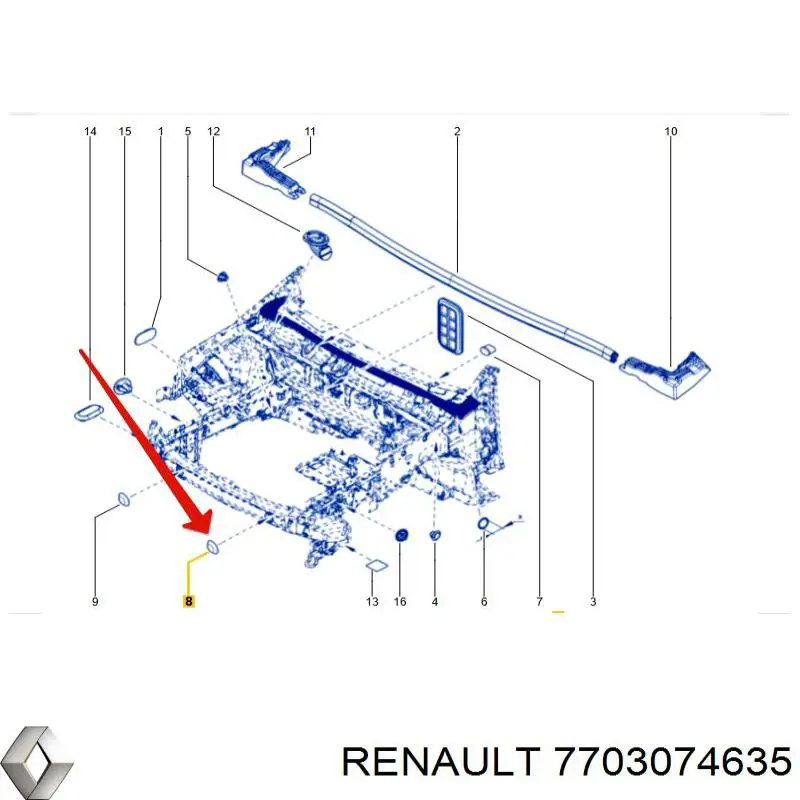 Cubre motor para Renault Laguna III BT0, BT1
