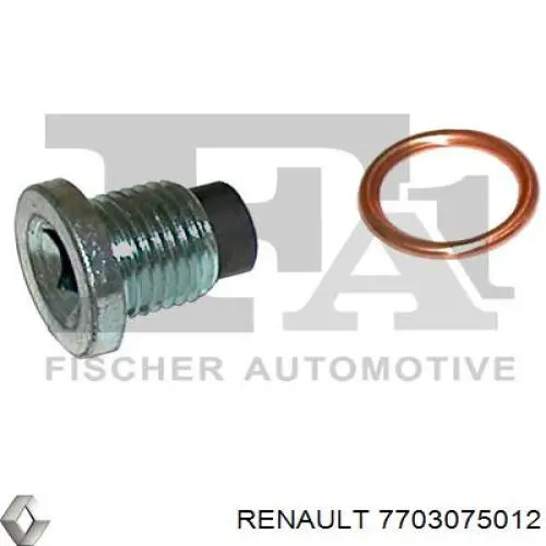 Comprar 7703075012 Renault (RVI) Tapón del cárter de aceite