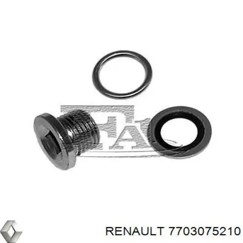Comprar 7703075210 Renault (RVI) Tapón del cárter de aceite