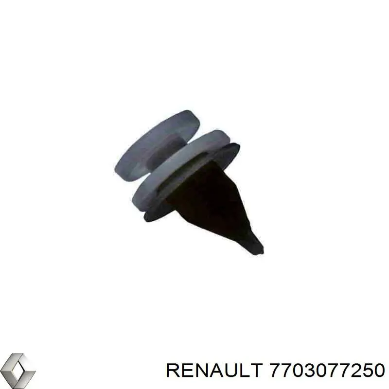 7703077250 Renault (RVI) clip de tapicería de tapa de maletero