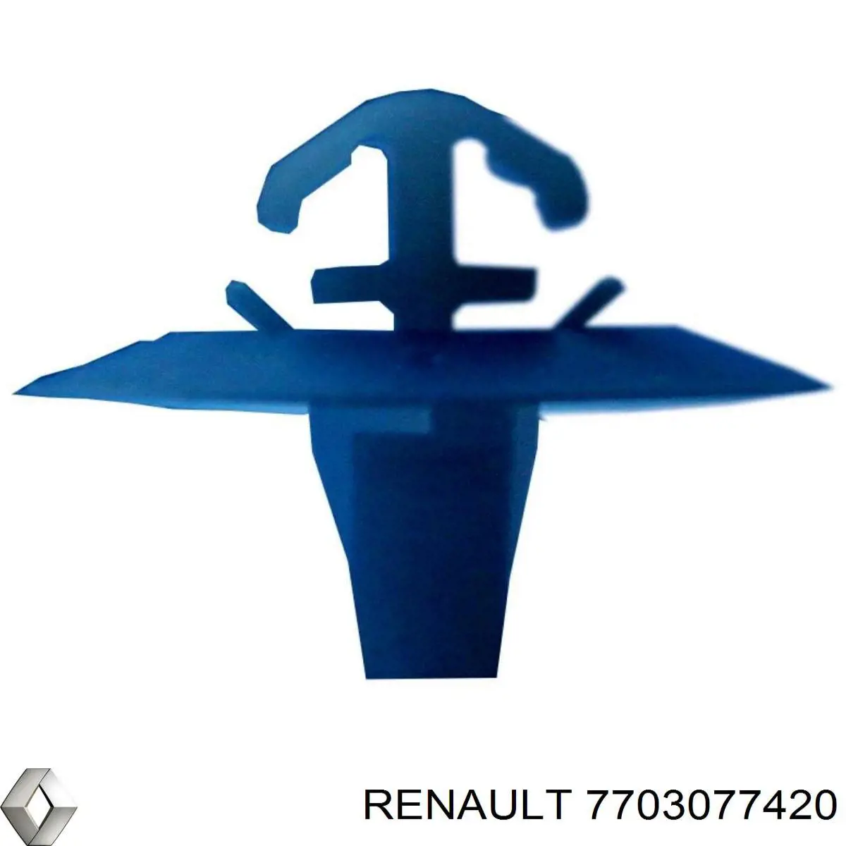 7703077420 Renault (RVI) clips de fijación de moldura de puerta