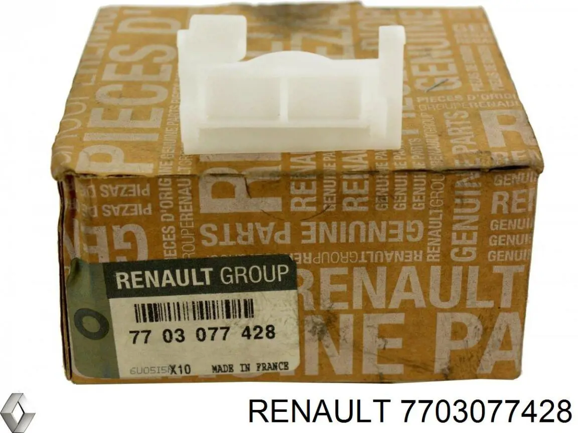 7703077428 Renault (RVI) clip de moldura de techo