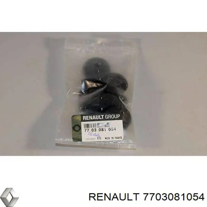 Comprar 7703081054 Renault (RVI) Clip de fijación del guardabarros delantero
