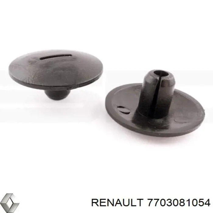 Clip de fijación del guardabarros delantero 7703081054 Renault (RVI)
