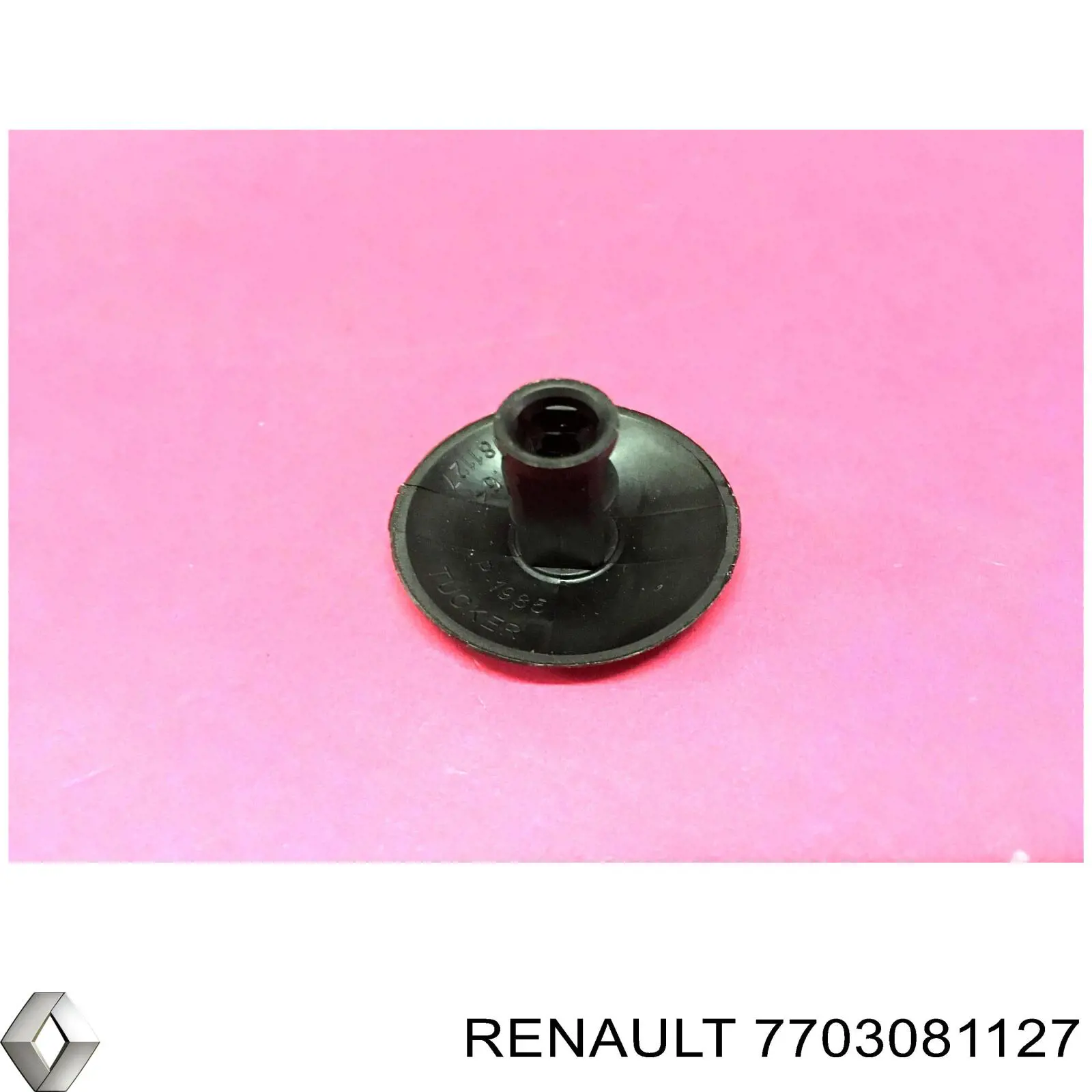 7703081127 Renault (RVI) clips de fijación, faldilla guardabarro