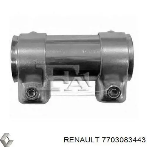 Abrazadera delantera del silenciador Renault (RVI) 7703083443 precio, desde 11,42 EUR