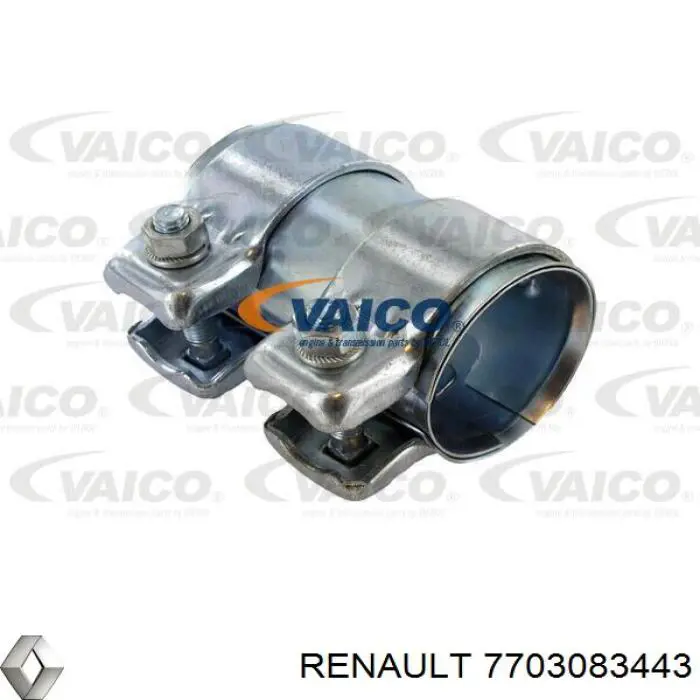 Comprar 7703083443 Renault (RVI) Abrazadera de sujeción delantera