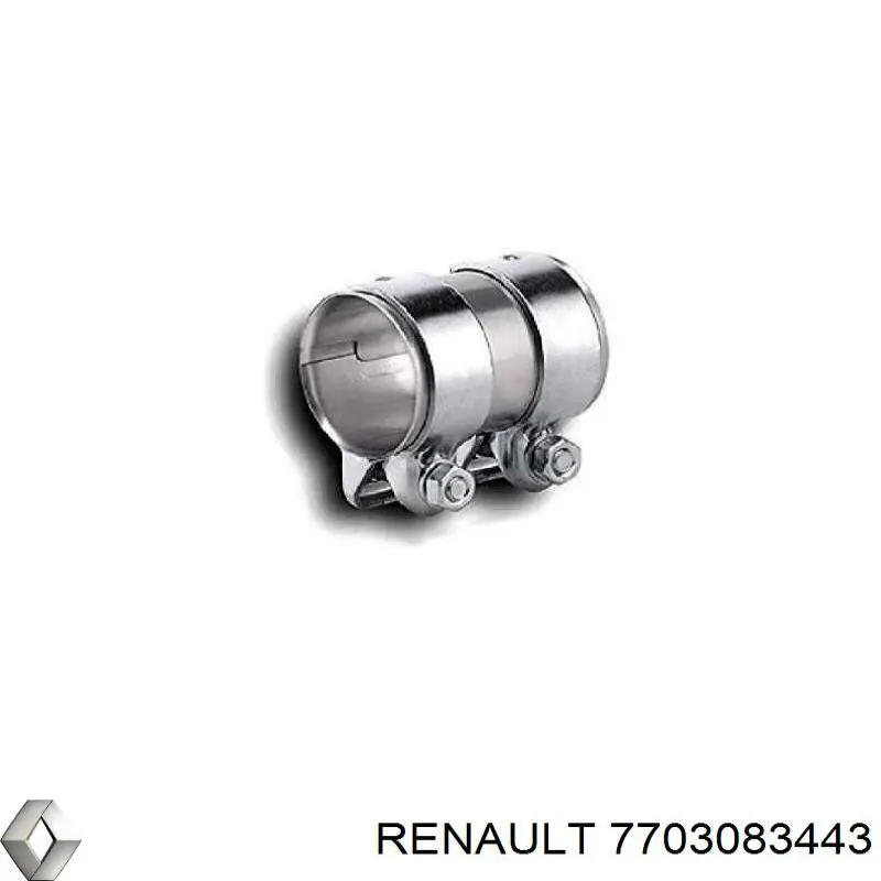 7703083443 Renault (RVI) abrazadera de sujeción delantera