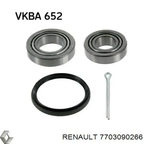 Cojinete exterior de rueda trasera 10R32004VC12UA SNR