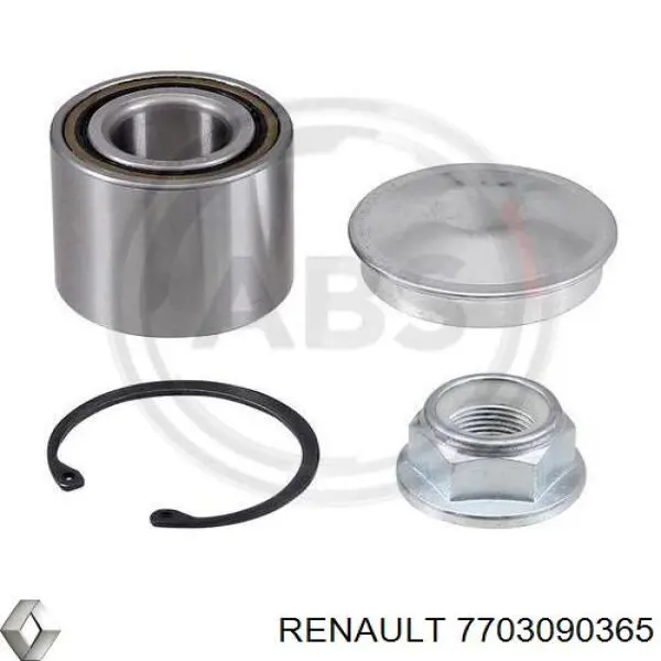 7703090365 Renault (RVI) cojinete de rueda trasero