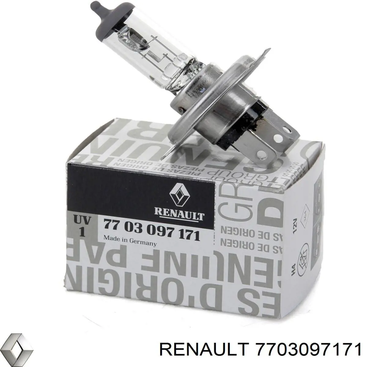 Comprar 7703097171 Renault (RVI) Lámpara halógena