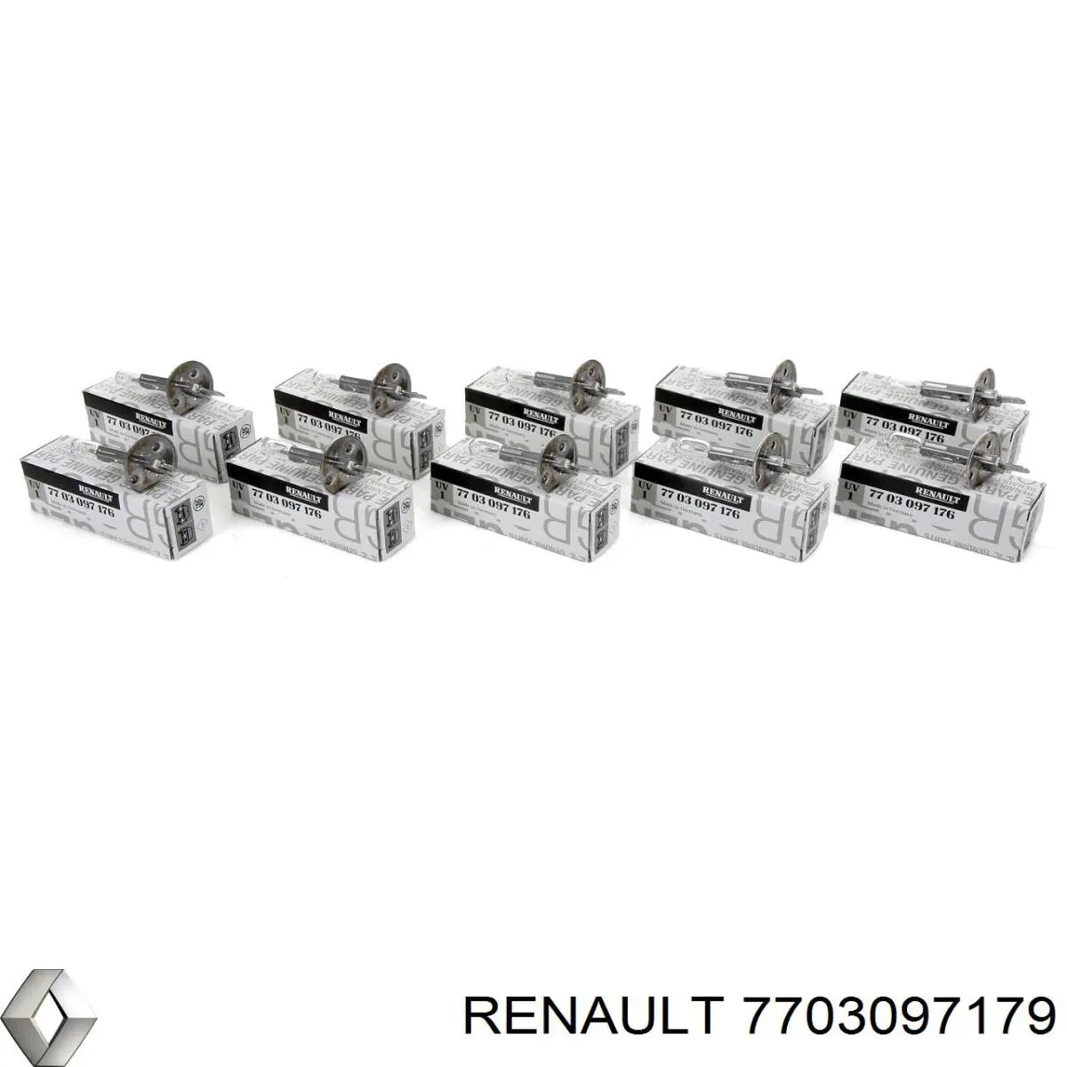 Lámpara Renault (RVI) 7703097179