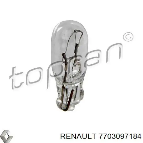 Lámpara del tablero de instrumentos Renault (RVI) 7703097184 precio, desde 0,82 EUR