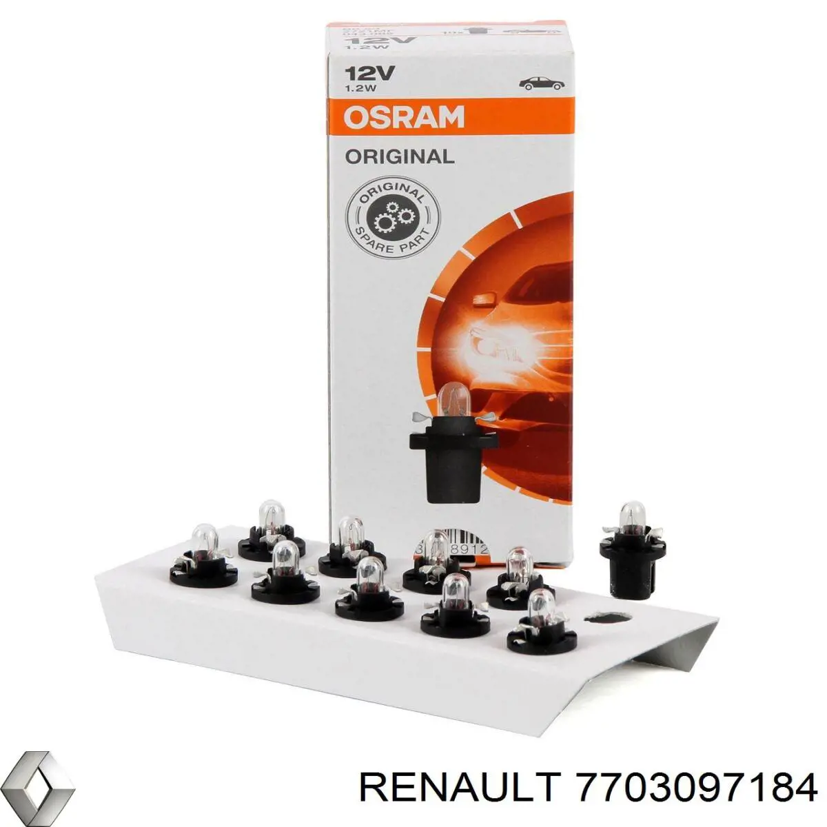 Comprar 7703097184 Renault (RVI) Lámpara del tablero de instrumentos