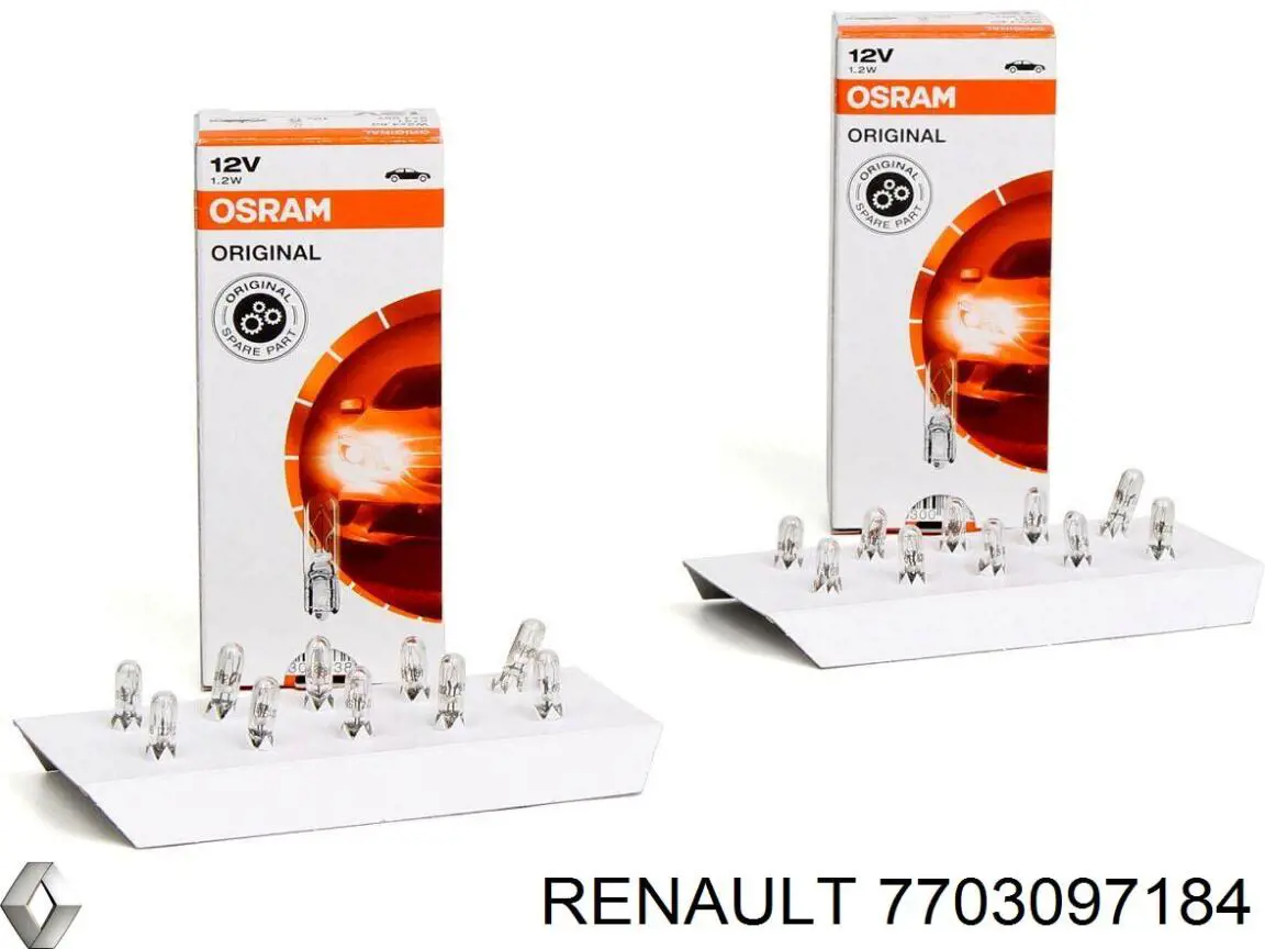 7703097184 Renault (RVI) luz del tablero (panel principal)