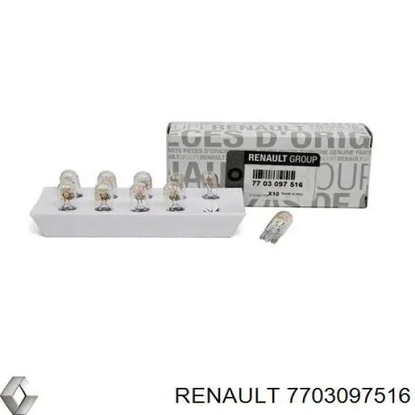Comprar 7703097516 Renault (RVI) Lámpara de luz interior de cabina