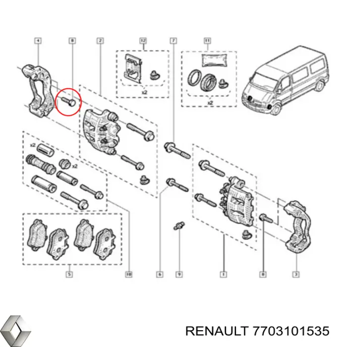  Renault (RVI) 7703101535 precio, desde 18,74 EUR