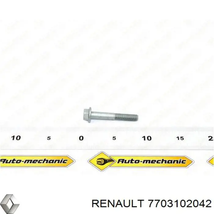 7703102042 Renault (RVI) tornillo de rótula de suspensión delantera a mangueta