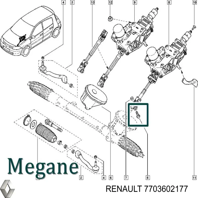 Comprar 7703602246 Renault (RVI) 