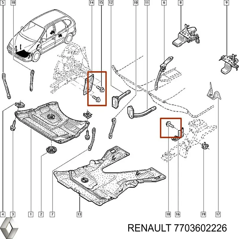  Renault (RVI) 7703602226 precio, desde 17,11 EUR