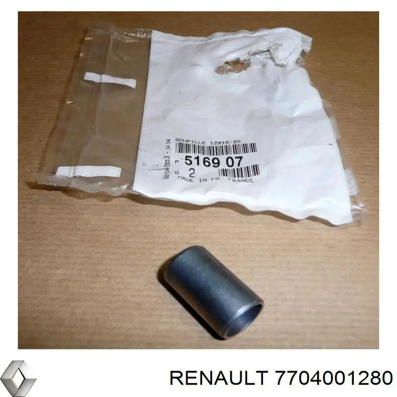 Silentblock del brazo de suspensión 7704001280 Renault (RVI)