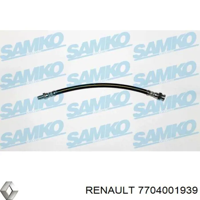 7704001939 Renault (RVI) tubo flexible de frenos trasero