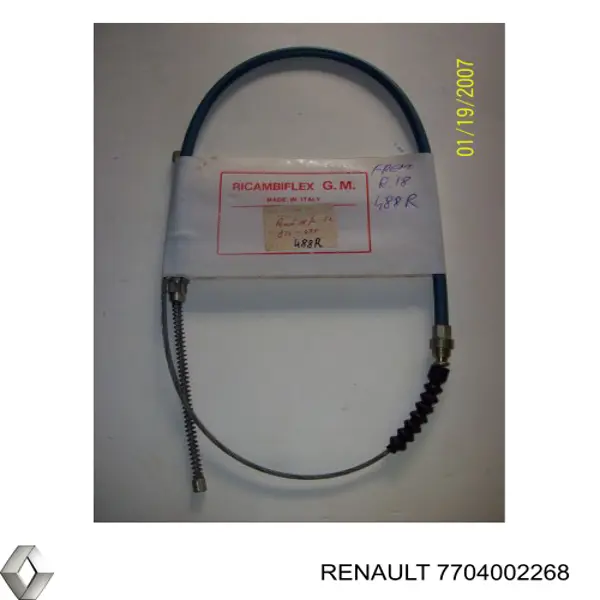 Cable de freno de mano trasero izquierdo para Renault 18 (135)