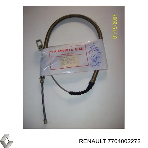 Comprar 7704002272 Renault (RVI) Cable de freno de mano trasero derecho