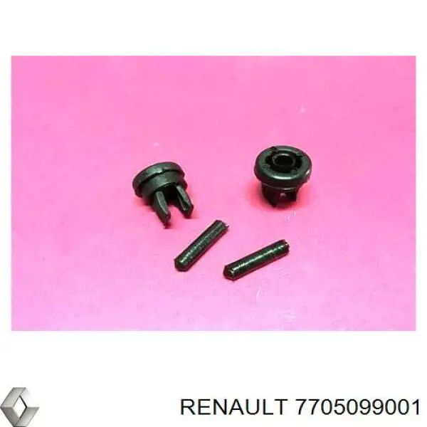 7705099001 Renault (RVI) clip de estante de salón