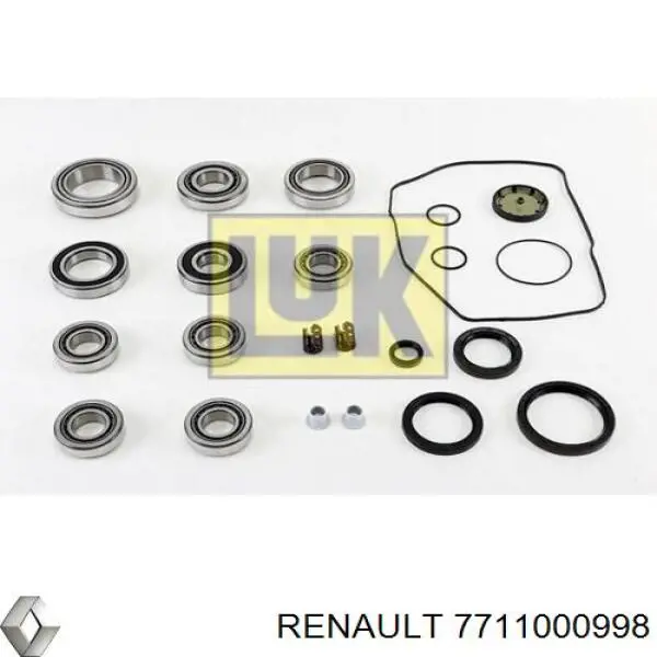Juego de reparación de la palanca selectora de cambios 7711000998 Renault (RVI)