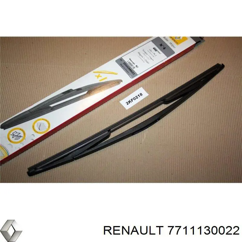 7711130022 Renault (RVI) limpiaparabrisas de luna trasera