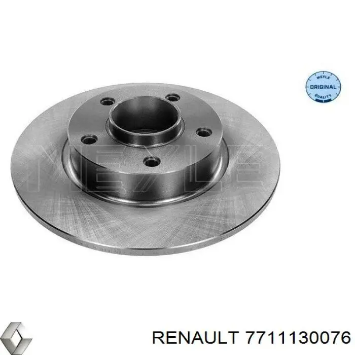 Disco de freno trasero 7711130076 Renault (RVI)