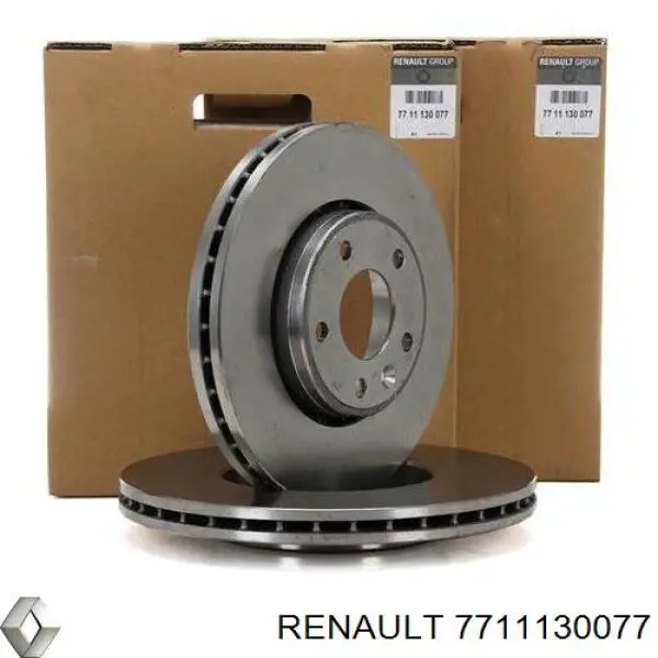 7711130077 Renault (RVI) disco de freno delantero