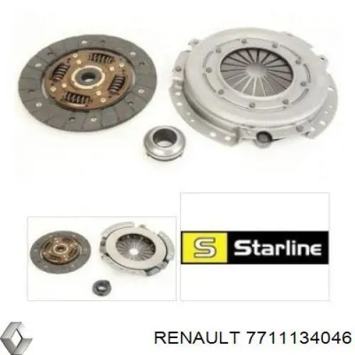 Mecanismo de embrague Renault (RVI) 7711134046 precio, desde 82,73 EUR