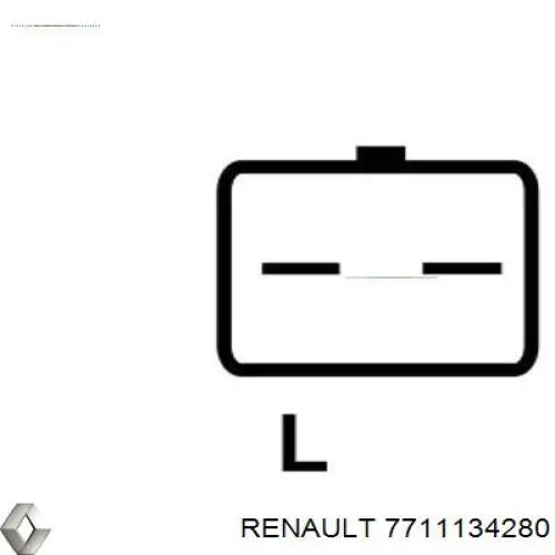 Alternador del motor Renault (RVI) 7711134280 precio, desde 156,82 EUR