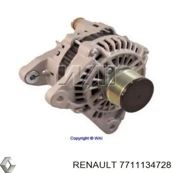 7711134728 Renault (RVI) alternador