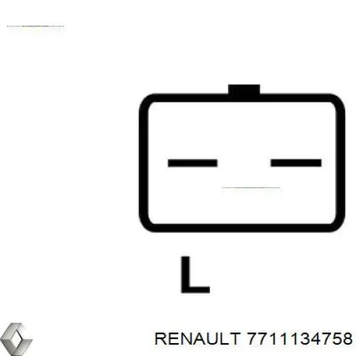 7711134758 Renault (RVI) alternador