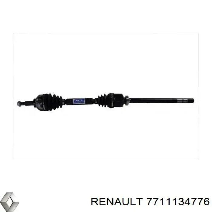 7711134776 Renault (RVI) árbol de transmisión delantero derecho