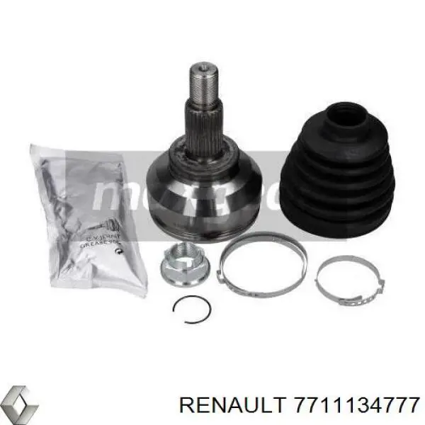 7711134777 Renault (RVI) árbol de transmisión delantero izquierdo