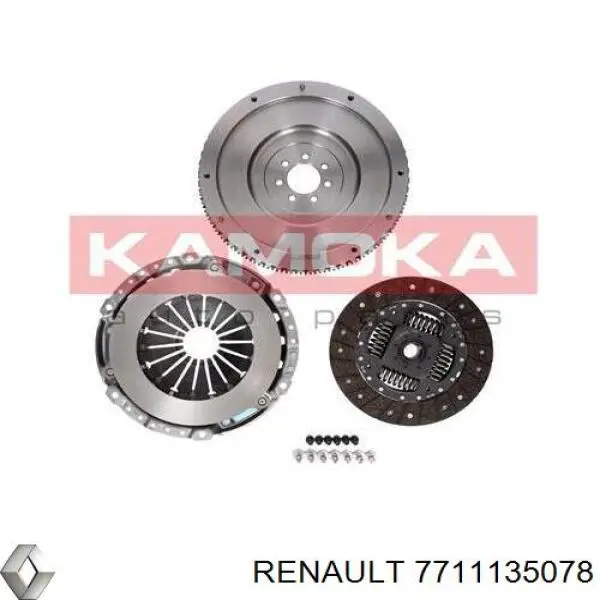 7711135078 Renault (RVI) kit de embrague (3 partes)