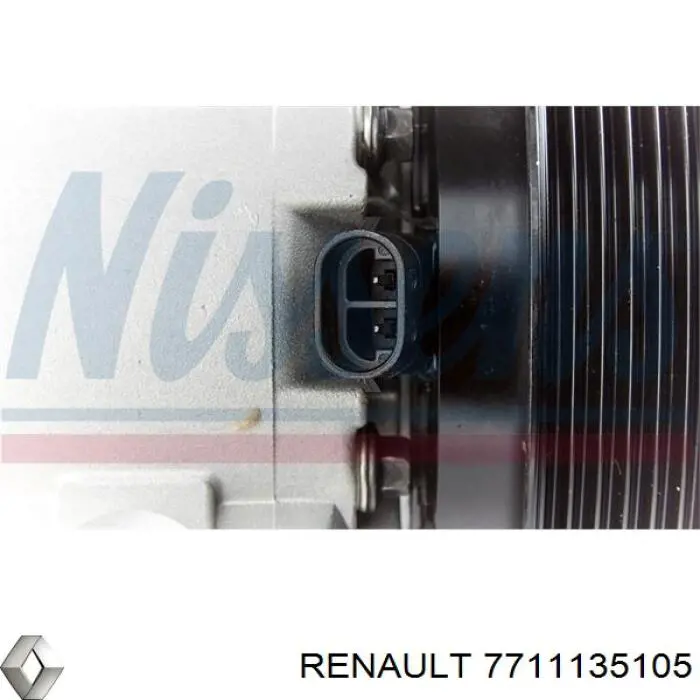 Compresor de aire acondicionado 7711135105 Renault (RVI)