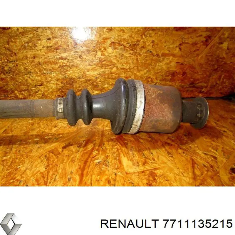 7711135215 Renault (RVI) árbol de transmisión delantero derecho