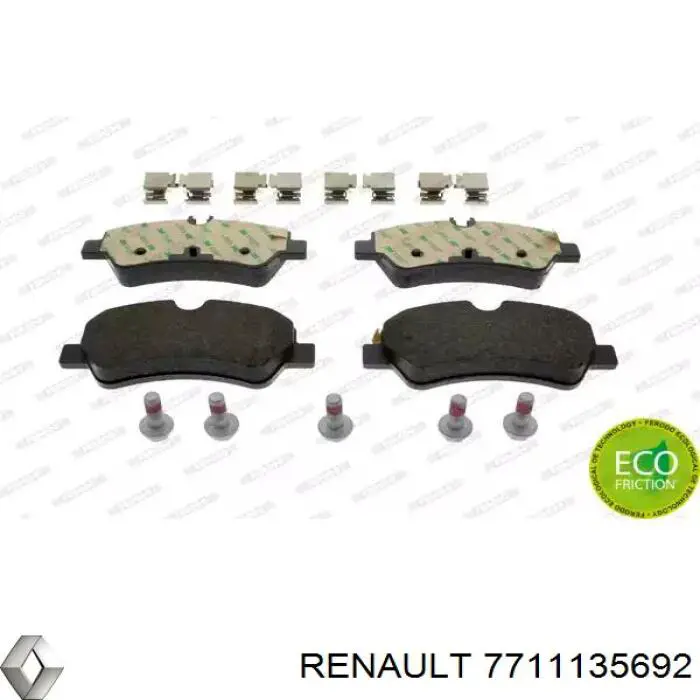 7711135692 Renault (RVI) pinza de freno delantera derecha