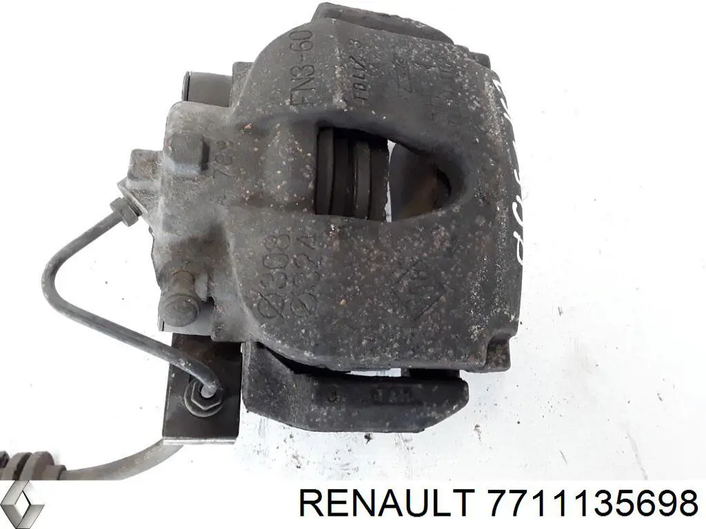 7711135698 Renault (RVI) pinza de freno delantera derecha