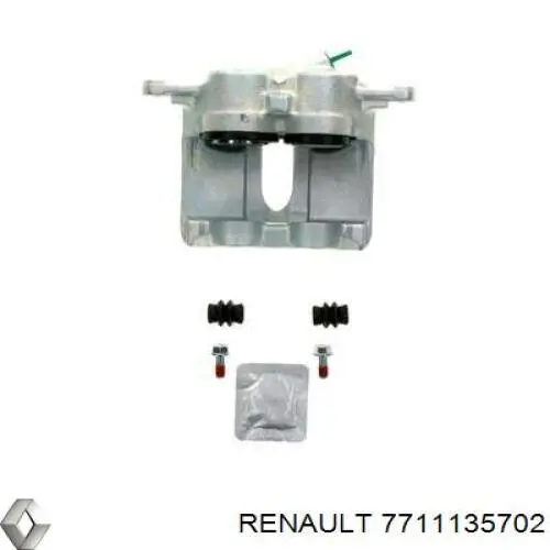 7711135702 Renault (RVI) pinza de freno delantera derecha