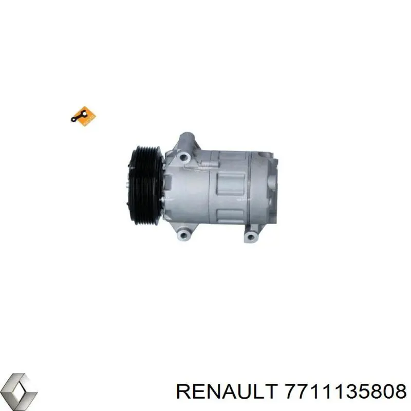 7711135808 Renault (RVI) compresor de aire acondicionado