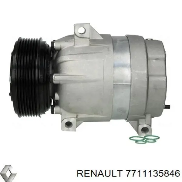 7711135846 Renault (RVI) compresor de aire acondicionado