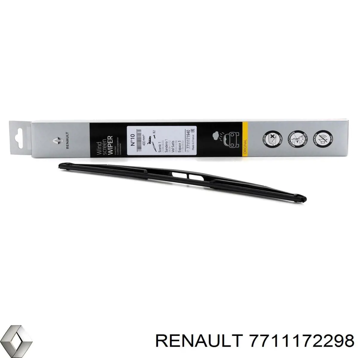 Limpiaparabrisas de luna trasera Renault Scenic 1 JA0, JA1, FA0