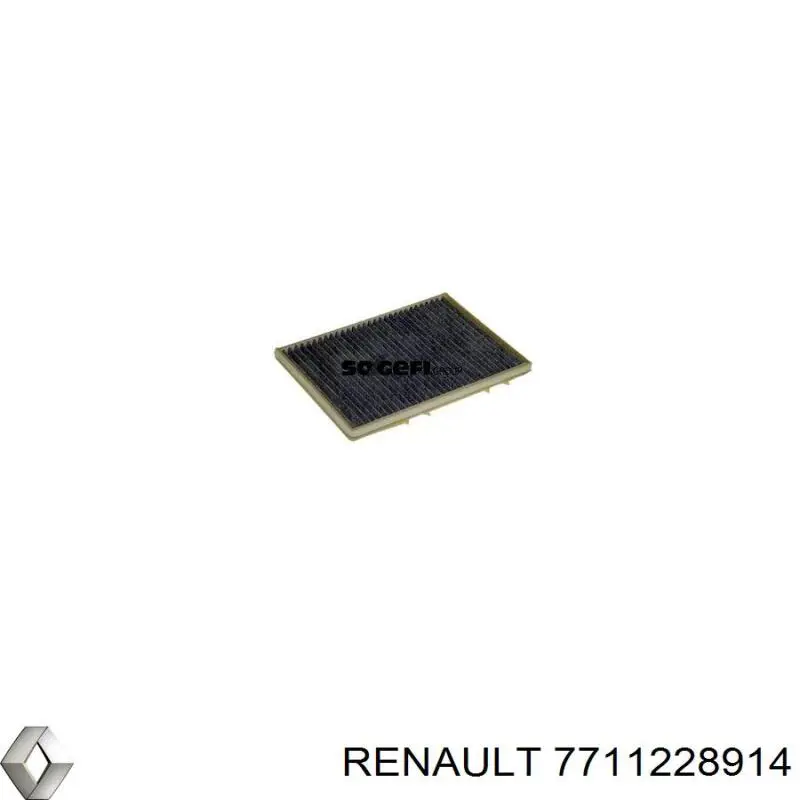 7711228914 Renault (RVI) filtro habitáculo