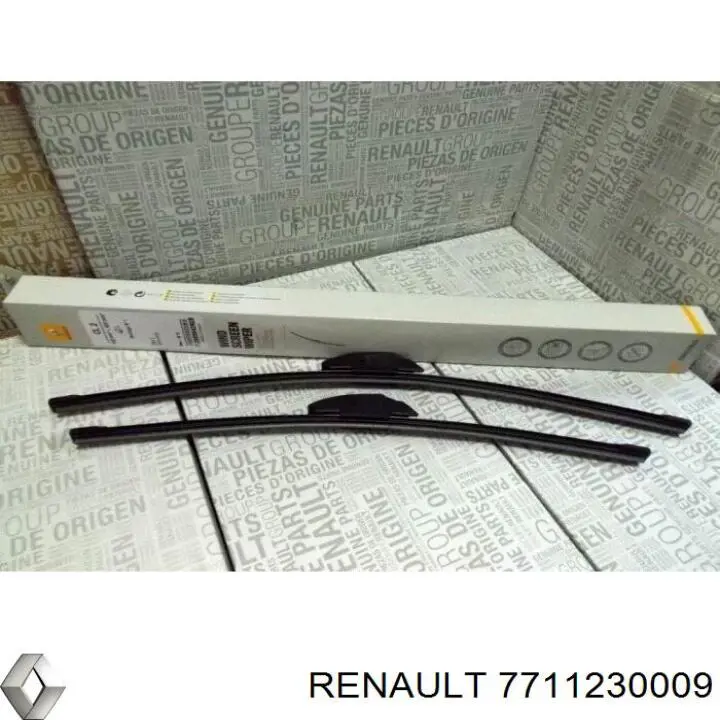 Escobillas de limpiaparabrisas delanteras Renault (RVI) 7711230009